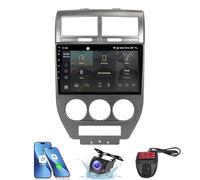ZCBZBy 9 pulgadas Pantalla táctil Android 13 Estéreo de automóvil Bluetooth para J-eep Compass 1 MK 2006-2010 Reproductor de radio Navegación GPS DSP EQ incorporado 4G WIFI Carplay Android Auto Contro