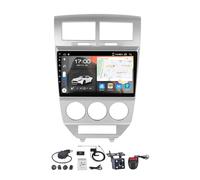 ZCBZBy Android 13 Navegación en el tablero para Dodge Caliber 2007-2010 Estéreo para auto con pantalla de 10,1" y Bluetooth con CarPlay Android Auto SWC radio FM AM 4G 5G WiFi Mirror Link y cámara(M40