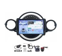 ZCBZBy Radio estéreo para automóvil con pantalla táctil de 9 pulgadas y doble Din con navegación GPS para B-MW MINI R56 R60 2007-2015 Radio con multimedia BT WiFi Mirror Link 4G Soporte de navegación