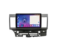 ZCBZBy Radio estéreo para Coche con Android 14 Pantalla táctil de 9 Pulgadas Bluetooth para Mitsubishi Lancer 10 CY 2007-2012 Carplay Android Auto Radio navegación para Coche Bluetooth GPS FM(2+32GB)