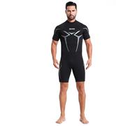 ZCCO Shorty Traje de neopreno para hombre y mujer, traje corto de buceo de 3 mm, para hombres y mujeres, ideal para surf, buceo, deportes acuáticos