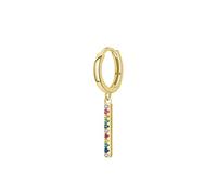 ZCCZJS 1pc Arco Iris Colorido Pendientes de caída de Arete para Mujeres para Mujeres Joyas de Boda