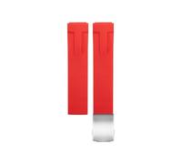 ZCCZJS 21 mm de 20 mm para correa T048.417 Banda de reloj T-Race T-Sports Bands Pulsera impermeable Bandas de reloj de silicona suave de caucho suave
