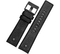 ZCCZJS 24m 26 mm 28 mm Banda de reloj de cuero para diesel DZ7395 DZ7370 DZ7257 DZ7430 Banda de reloj Softhide Strap Store para hombres Mujeres