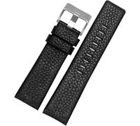 ZCCZJS 24m 26 mm 28 mm Banda de reloj de cuero para diesel DZ7395 DZ7370 DZ7257 DZ7430 Banda de reloj Softhide Strap Store para hombres Mujeres