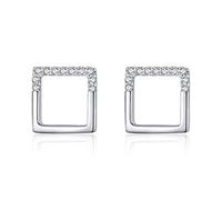 ZCCZJS 32 Estilo 100% Corazones Clear Turquoise Statings para Mujeres Boda Fina Joyería