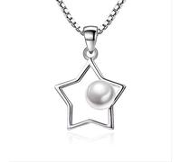 ZCCZJS 925 Joyería Collar y Collar de Collares de Estrellas Joyas de Verano para Mujeres