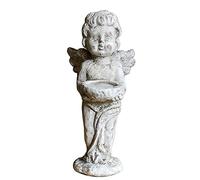 ZCCZJS Adornos de titulares de candelabros de ángel guardián, Cupido Fairy Resin Angel Candlestick Candeler Sporter Art Statue Estatuas de Escritorio Adornos de Sala de Escritorio, B