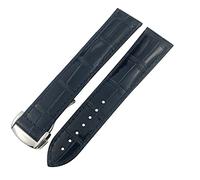 ZCCZJS Banda de reloj 20 mm 22 mm 18 mm 19 mm 21 mm Fit para AT150 Diver 300 De Ville Cow Wating Start Store/Azul/19 mm