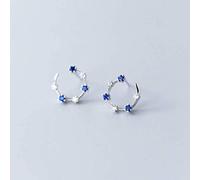 ZCCZJS boucles d'oreilles Dames, Boucles D'Oreilles en Argent S925 Femme Style Personnalité Coréenne Simple Diamant Cargent