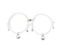 ZCCZJS Braceletas Heart a corazón Pulsera Doble Luminosa para irradiación Luminosa Pareja de Manos Quemador