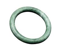 ZCCZJS Bracelets de Jade Reales para Mujeres Geniales Verdes Joyas Naturales Charms Gemstone Gift Fashion Amulets China Bangle Luxury Stone (Color de la Gema: 60-62 mm)