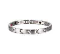 ZCCZJS Brazalete de Encanto Impermeable a impermeabilización de la Cadena de energía de la Salud de la Salud Femme Pulseras de Salud magnética para Mujeres Regal de Pulsera de Acero Inoxidable de