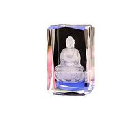 ZCCZJS Buda Estatua Creative Cristal Grabado Figura Budista sakyamuni Escultura Budismo suministra Adornos Modernos del hogar Adornos religión