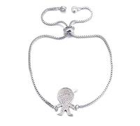 ZCCZJS Charmón de niños y niñas Pulseras Mujeres para Hombres Rose Rose Cristal Braceletas Cadena de Joyas de Joyas