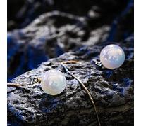 ZCCZJS Cirón Pentagrama Tassel Pendientes Largos para Mujeres Pendientes Brillantes Joyas de Boda Regalos de cumpleaños