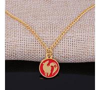 ZCCZJS Collar de Tatuaje de protagonista de los Siete pecados Capitales, periférico de animé, dragón, Zorro, Serpiente, Cerdo, Oveja, León, Oso Grizzly, Moneda de Color Animal