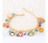 ZCCZJS Collar de Tatuaje de protagonista de los Siete pecados Capitales, periférico de animé, dragón, Zorro, Serpiente, Cerdo, Oveja, León, Oso Grizzly, Moneda de Color Animal