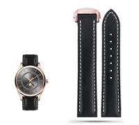 ZCCZJS Correa de reloj de cuero genuina para Omega Seamaster 300 150 Speedmaster 007 AT150 Brown Man Watchband 20 mm 22 mm