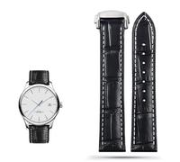 ZCCZJS Correa de reloj de cuero genuina para Omega Seamaster 300 150 Speedmaster 007 AT150 Brown Man Watchband 20 mm 22 mm
