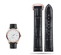 ZCCZJS Correa de reloj de cuero genuina para Omega Seamaster 300 150 Speedmaster 007 AT150 Brown Man Watchband 20 mm 22 mm