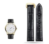 ZCCZJS Correa de reloj de cuero genuina para Omega Seamaster 300 150 Speedmaster 007 AT150 Brown Man Watchband 20 mm 22 mm