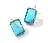 ZCCZJS Damas Pendientes de Colgante Transparente Bohemio Fashion Geométrico Pendientes de Colgantes Pendientes de Boda Pendientes de Alta Gama