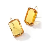 ZCCZJS Damas Pendientes de Colgante Transparente Bohemio Fashion Geométrico Pendientes de Colgantes Pendientes de Boda Pendientes de Alta Gama