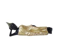 ZCCZJS Escultura de Adornos 5 Estilos de Resina Estatua de Buda fengshui Escultura de Budismo Figuras Negras decoración del hogar e