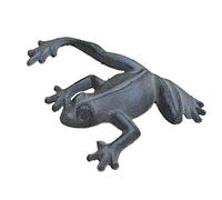 ZCCZJS Estatua de Rana de Hierro de Hierro Fundido Retro Estatúa de Animales Estatuas de Animales Figuras Modernas Home Indoor Hotel Club Decoración de Pared Garden al Aire Libre Villa de la Villa