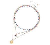 ZCCZJS Joya de Encanto de la Capa Ocular Joya de la Mujer Collares de la Mujer Accesorios de Mujeres