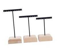 ZCCZJS Joyería de placecilla de Arete de 3pcs para la Ropa de Soporte para la Ropa Colgante Estante para Colgar