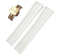 ZCCZJS Para Patek 5164A 5167A Aquanaut Philippe Series Butterfly Silicone Watch Strap 21 mm de bandas de goma fluoria coloridas para hombre y mujer