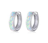 ZCCZJS Pendientes de aro para Mujeres Joyas de Compromiso de Aros de los Aros del oído