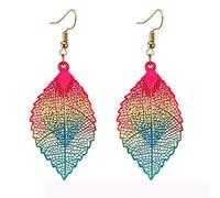 ZCCZJS Pendientes de Colgante de Metal de Gato de Gancho de Gancho Pendientes Coloridos aretes de joyería Pendientes de Damas