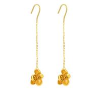 ZCCZJS Pendientes de Color de diseño Retro del Palacio S925 S925