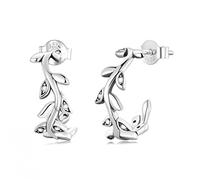 ZCCZJS Pendientes de Hojas Plantes de Orejas de Plantas para Mujeres Pendientes delicados Joyas Regalo de Boda