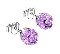 ZCCZJS Pendientes para Mujer, Lindos Juegos de Pendientes Regalo de Cumpleaños de Navidad Pendientes Regalos para el Día de la Mujer Aniversario de San Valentín Cristales para Mujer Pendientes de 6