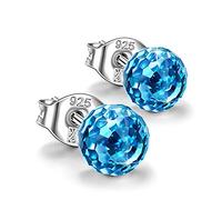 ZCCZJS Pendientes para Mujer, Lindos Juegos de Pendientes Regalo de Cumpleaños de Navidad Pendientes Regalos para el Día de la Mujer Aniversario de San Valentín Cristales para Mujer Pendientes de 6