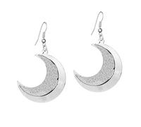 ZCCZJS Pendientes para Mujer, Pendientes De Jirafa para Mujer Regalos Producto De Personalidad Pendientes De Mujer De Luna Esmerilada Pendientes De Dientes Retro Pendientes De Cuero