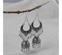 ZCCZJS Pendientes para Mujeres, Pendientes de oído Chino S925 Paras Retro ANGUNADAS Joyas Mujeres Pendientes étnicos tailandeses