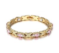 ZCCZJS Pulsera Pulseras para Hombres Mujeres Pulseras de energía Saludable Fiesta de Moda Banquete Pulsero de Oro