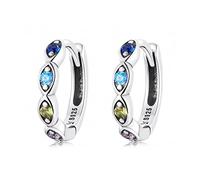 ZCCZJS Regalo de joyería de estilo de arco iris de estilo oscuro para mujeres