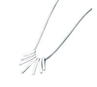 ZCCZJS S925 PENDENTS Temperamento generoso Mujeres Cadena de claves Accesorios de vestimenta Joyería para fiesta de bodas