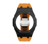 ZCCZJS Último kit de modificación de lujo para la caja de fibra de carbono GA2110 Bisel Correa de goma GA-2110 Accesorios de reemplazo del kit del kit de modificación