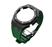 ZCCZJS Último kit de modificación de lujo para la caja de fibra de carbono GA2110 Bisel Correa de goma GA-2110 Accesorios de reemplazo del kit del kit de modificación