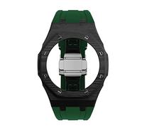 ZCCZJS Último kit de modificación de lujo para la caja de fibra de carbono GA2110 Bisel Correa de goma GA-2110 Accesorios de reemplazo del kit del kit de modificación