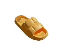 ZCCZJS Zapatillas para mujeres zapatillas para mujeres Summer suave bola de playa Flips Mujer Light Anti-Slip Home Slippers Tobas de baño (blanco, 42-43 (26 cm))