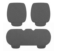 ZCCZQF Cojín de Asiento para Coche para Audi SUV RS Q3 /RS Q8 /SQ2 /SQ5 /SQ7 /SQ8 /SQ8 e-Tron, Cojines para Conductores, Cojín Protector de Asiento de Lino Delantero, Antideslizante,D/Grey