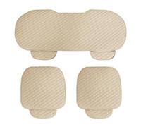 ZCCZQF Cojín de Asiento para Coche para BYD FangChengBao Leopard 5 8, Cojines para Conductores, Cojín Protector de Asiento de Lino Delantero, Antideslizante,B/Beige